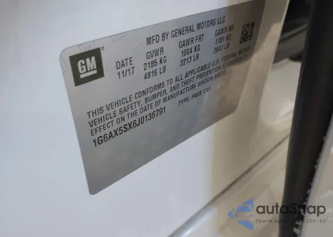 2018 Cadillac Cts Luxury from USA, damaged, VIN 1G6AX5SX6J0136791